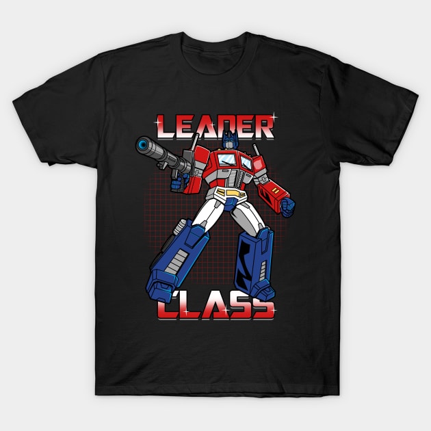 Leader Class G1 80's Robot Hero Cartoon T-Shirt by BoggsNicolas